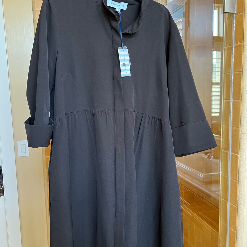 Tuckernuck Black Long Sleeve Dress XXL